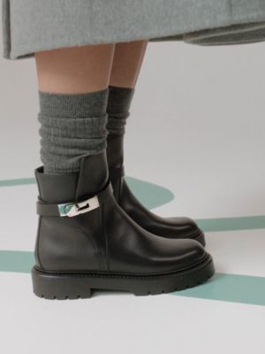 HERMES シューツリー 木製 ブラック 40 Jeff ankle boot - Black | Hermès USA